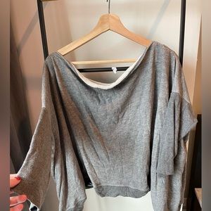 beyond yoga casual boatneck loungewear top